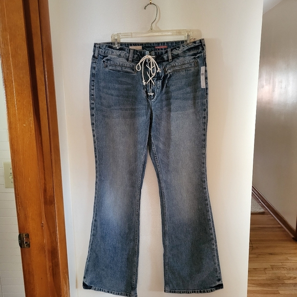 Anthropologie Pilcro The Icon Laceup Jeans Size 31 NWT - Picture 6 of 13